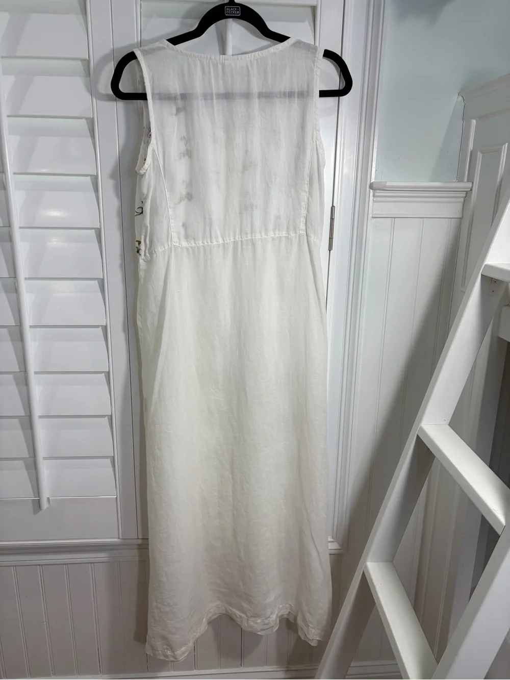 Johnny Was Ivory Maxi Dress with Multicolor Floral Embroidery - Picture 2 of 7